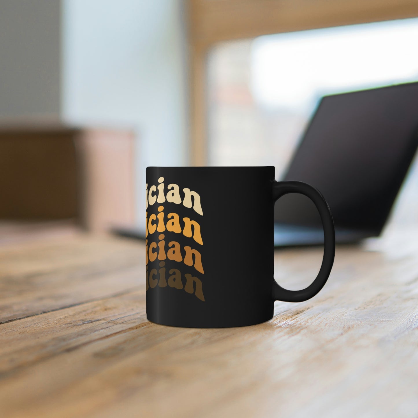 11oz Black Mug