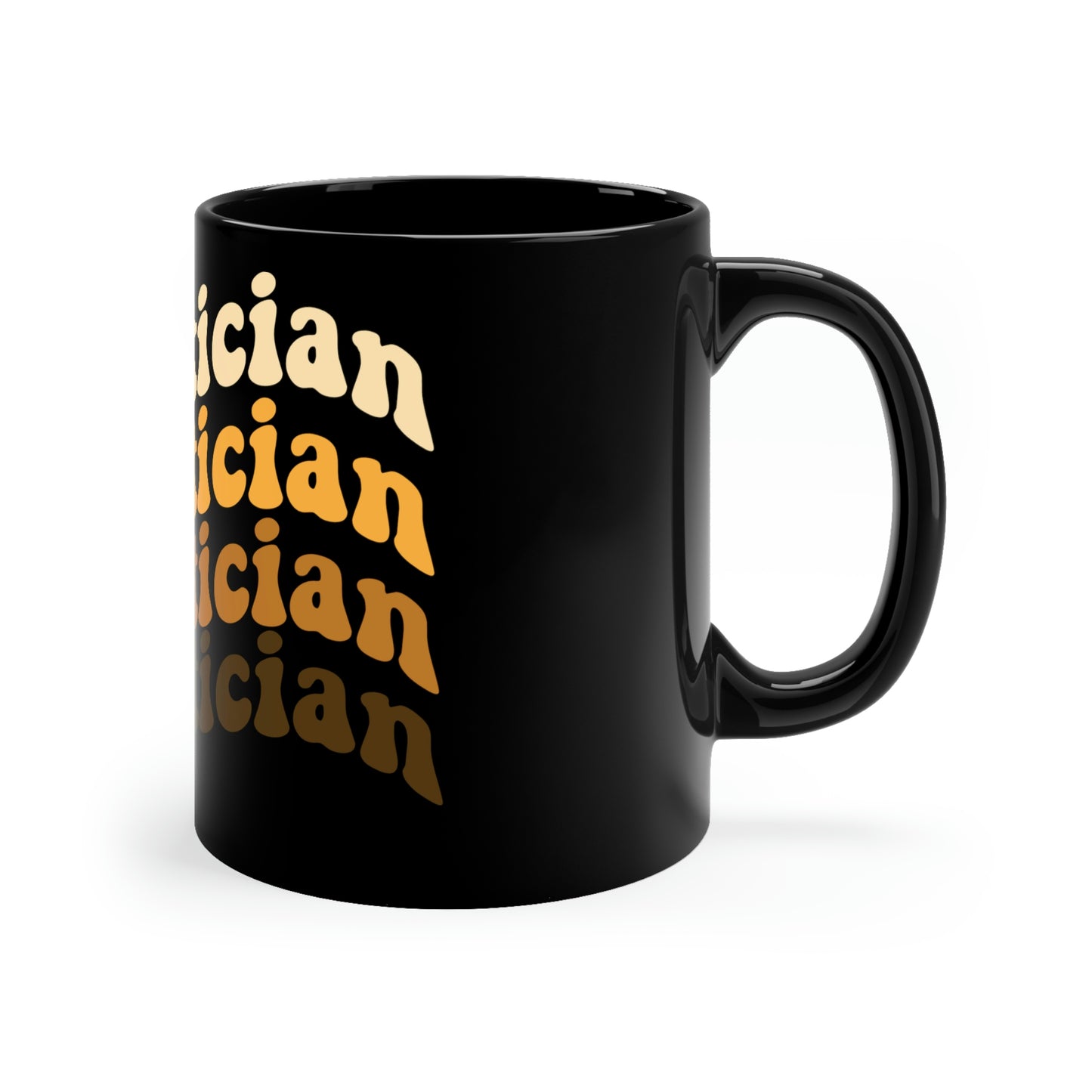 11oz Black Mug